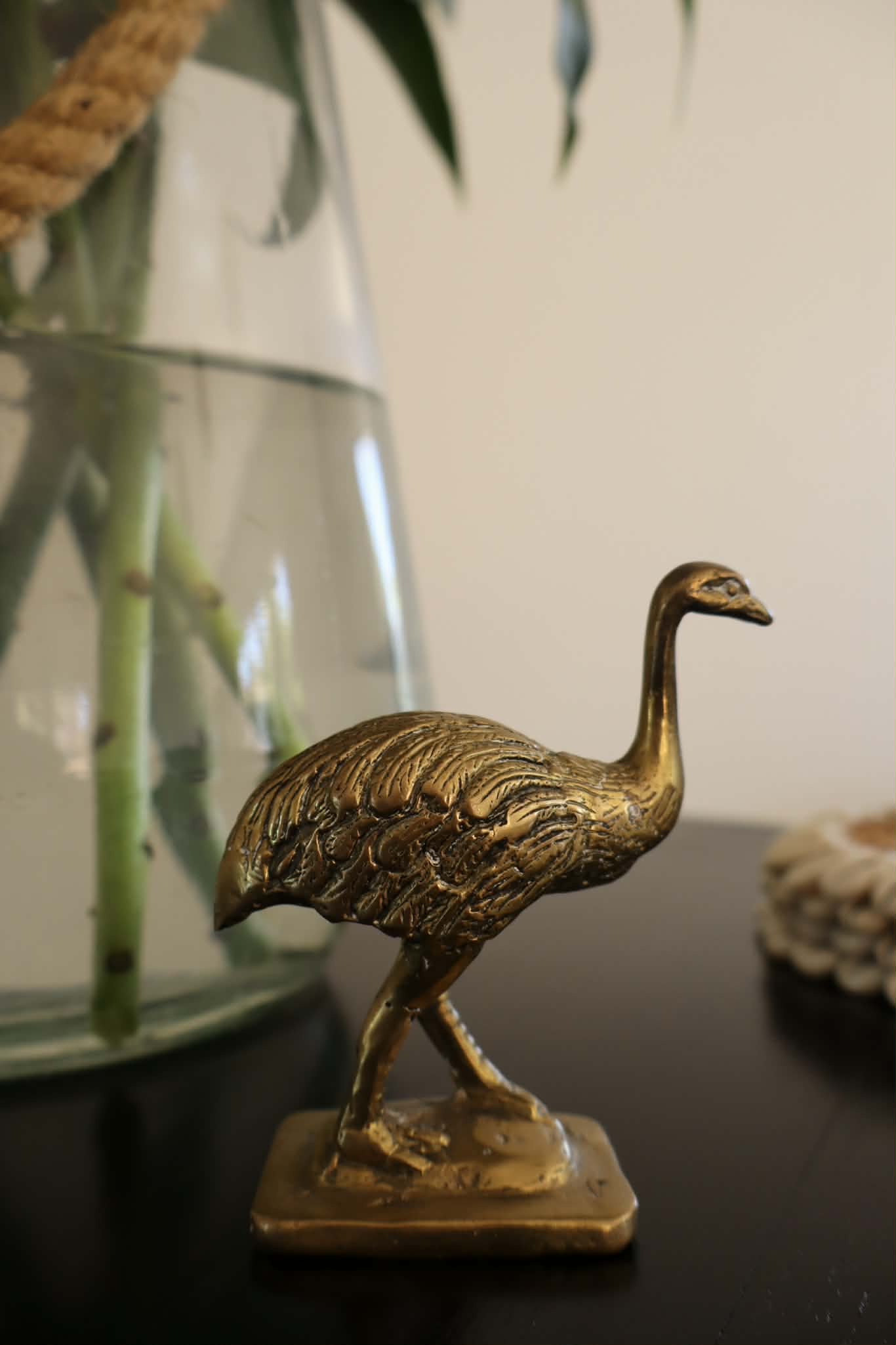Brass Emu Sculpture