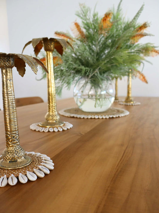 Palm Candle Holder