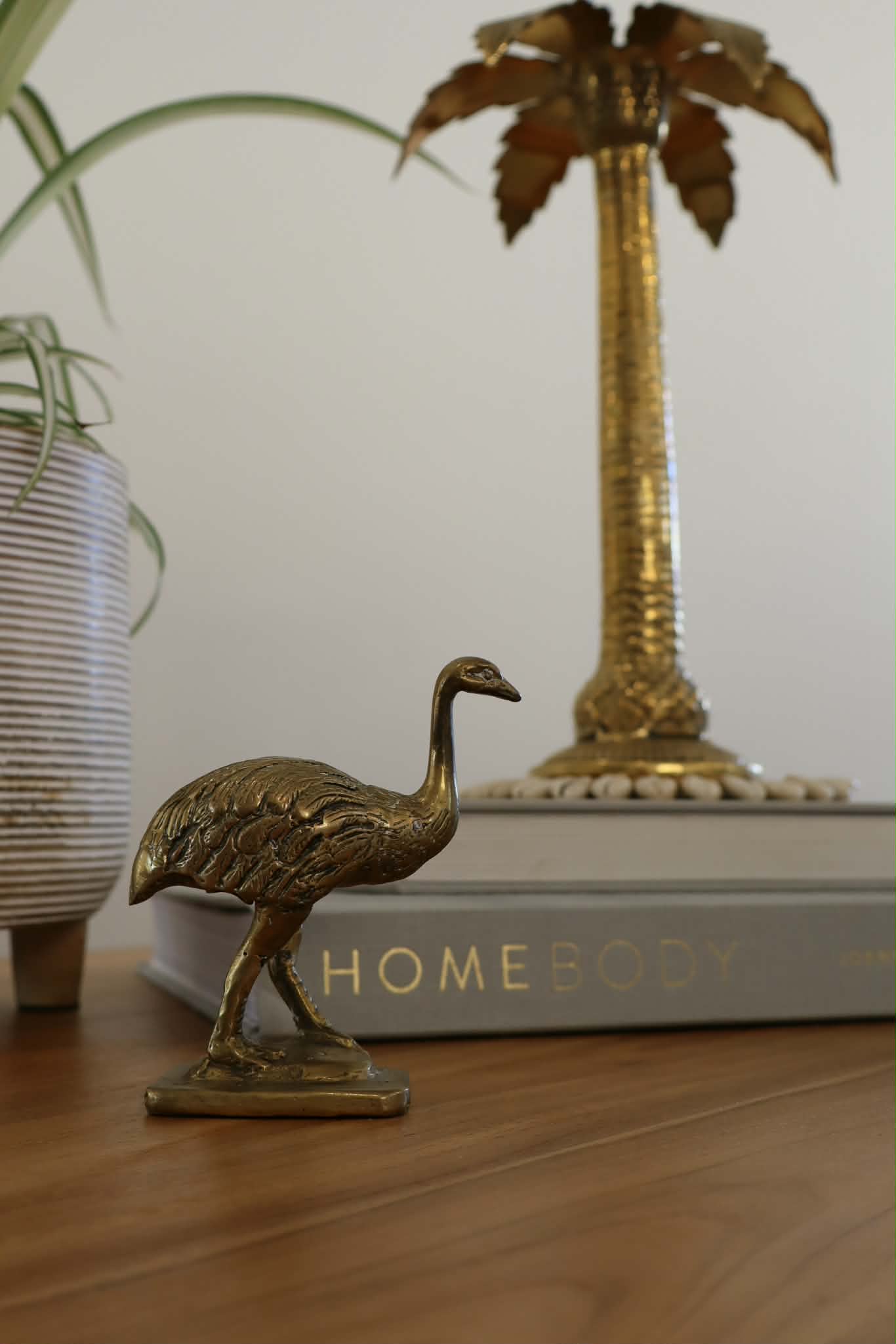 Brass Emu Sculpture