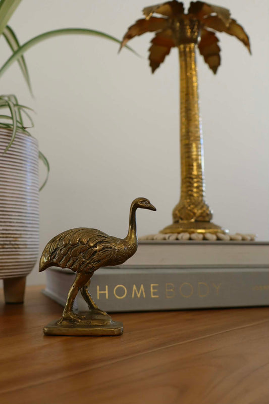 Brass Emu Sculpture