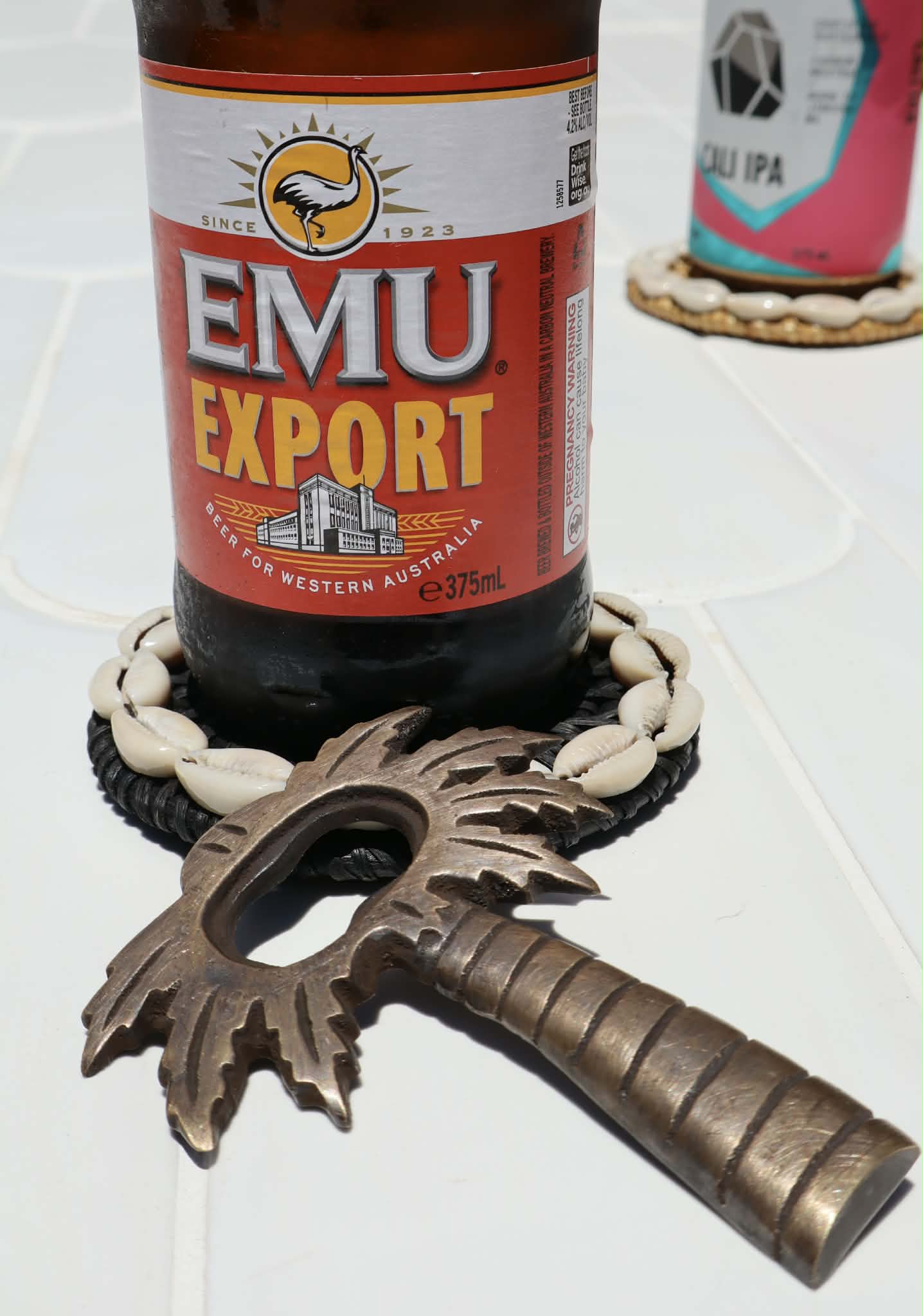 Antique Brass Palm Tree Bottle Opener